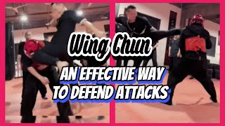 Wing Chun Self-Defense Technique: An Effective Way to Defend Attacks #shorts #Wushu #KungFu