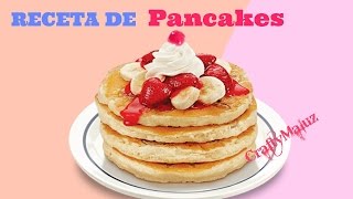 RECETAS | COMO HACER PANCAKES Desayuno fácil y rápido pancakes