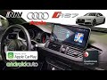 INAV Qualcomm Android 12.3 Pop Out screen AUDI RS7 Navigation Apple CarPlay Android Auto Backup Cam