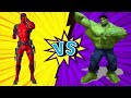 superheroes color dance challenge spiderman vs hulk vs wolverine vs deadpool