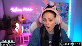 TALIA MAR FORGETS TO MUTE HER MIC! embarrasses herself