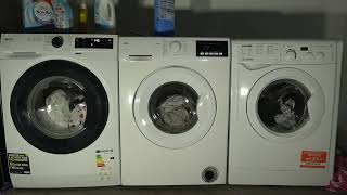 Wash race - Zanussi Flextime vs. logik vs. Indesit mytime / Cotton 60'c (load sensor)