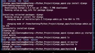 Python Tutorial - Create a Simple Hello World Apps in Django