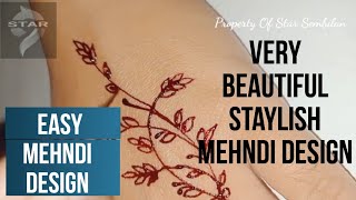 Very Beautiful Staylish Mehndi design | easy Mehndi design | Simple mehndi design | Mehndi Design