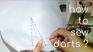 LA MODÉLISTE : QUICK \u0026 SEW EP.1 - 2 WAYS ON HOW TO SEW A DART | HOW TO SEW DARTS