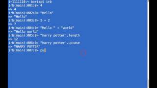 Learn to Code with Ruby - Section 02 - Lesson 10 - Return Values and the nil Object