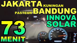 Innova SOLAR: JAKARTA-BANDUNG 73 MENIT // CIPULARANG COCOK BUAT BREAK-IN, BANYAK VARIASI LOAD MESIN!