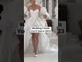 Are Detachable Sleeves The Hottest Wedding Trend of 2023?! #wedding #weddingshorts #weddingdress