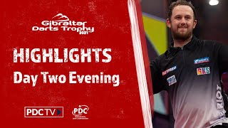 CLASSY FROM CALLAN! | Day Two Evening Highlights | 2021 Gibraltar Darts Trophy