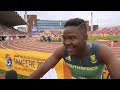 IAAF World Under 20 Tampere - Thembo Monareng USA 100 Metres Heat 3