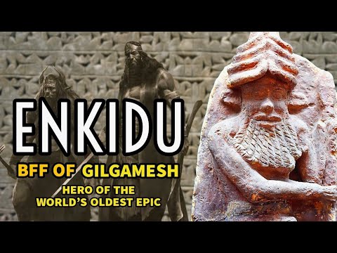 What foreshadows Enkidu’s death?