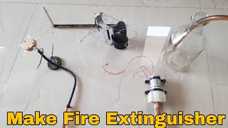 Make Fire Extinguisher System | Fire Suppression Science project