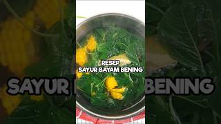 Resep Sayur Bayam Bening #resepsayurbening #resepmudah