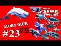 Hungry Shark Evolution - MOBY DICK VS ALL Sharks & Giant Crab BOSS | NEW Sharks | NEW UPDATE #23