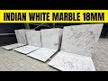 White Marble in 18MM for Flooring. Affordable Option in White Marble. 9773398874 #whitemarble