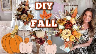 🍁NEW!!! WOW! HIGH END DIY FALL DECOR FLORALS BLOOMING PUMPKIN🍁Love Fall Ep 17 Olivia's Romantic Home