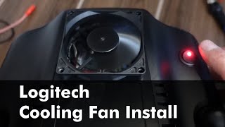 Installing cooling fans on the upgraded Logitech G27/G920