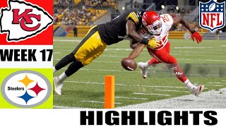 Chiefs Vs. Steelers [WEEK 17] GAME [1st \u0026 2nd] NFL Highlights l Season 2024