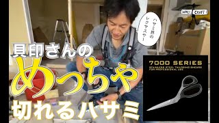 【商品レビュー】貝印さんのめっちゃ切れるハサミ　7000 SERIES　　＃貝印　＃貝印ハサミ　＃職専