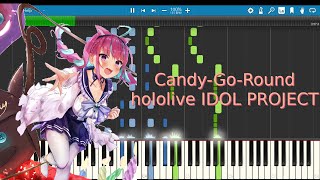 Candy-Go-Round - hololive IDOL Project 【ピアノ/Synthesia Piano Tutorial】