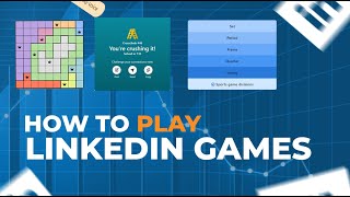 How to play LinkedIn games