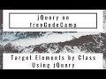 Target Elements by Class Using jQuery, jQuery in freeCodeCamp