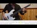 zard あの微笑みを忘れないで bass cover 弾いてみた tab ベース