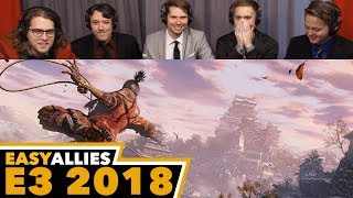 Sekiro: Shadows Die Twice - Easy Allies Reactions - E3 2018