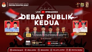 DEBAT PUBLIK KEDUA PASANGAN CALON GUBERNUR DAN WAKIL GUBERNUR SUMATERA BARAT PILKADA TAHUN 2024