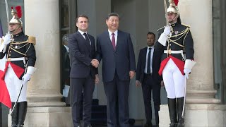 Chinese President Xi Jinping arrives at the Elysee | AFP