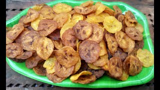 Kerala special Sweet banana chips / Ripe nendran banana chips/ Nendran pazham chips / Banana chips