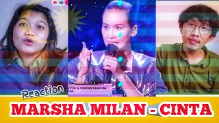 Marsha Milan - Cinta | #AJL36  | INDONESIAN REACTION