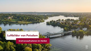 Malerisches Potsdam im Herbst mit Drohne 4K Luftaufnahmen