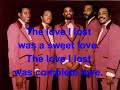 The Love I Lost Lyrics