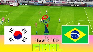 SOUTH KOREA vs BRAZIL - Final FIFA World Cup 2026 | Full Match All Goals | Football Match