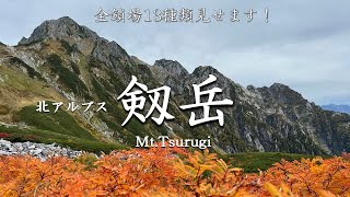 【北アルプス　剱岳】国内最難関の断崖絶壁　全１３種類の鎖場でスリリングな登山