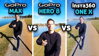 GoPro MAX vs HERO 8 vs Insta360 ONE X!