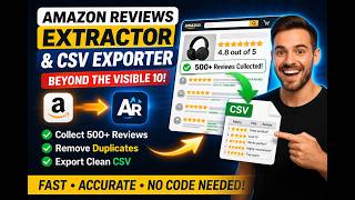 Amazon Reviews Extractor Demo Free Chrome extension | Export Amazon Reviews to CSV