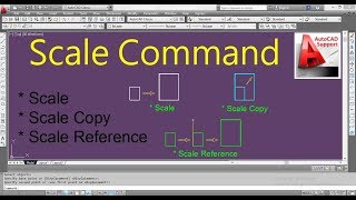 SCALE Command in AUTOCAD II Hindi/Urdu Tutorial