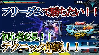 【マキオン】初心者必見！！フリーダムで勝つためのテクニック解説！！【フリーダム視点】