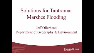 ICLR Friday Forum: Solutions for Tantramar marshes flooding (March 19, 2021)