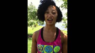 Ciana Boetius Auditioning 4 Zumba Fitness Video Game