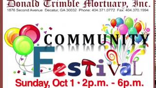 Donald Trimble Mortuary Community Festival 2017