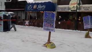 AMAZING OUTHOUSE RACES AT 2013 FUR RONDY IN ANCHORAGE, ALASKA #outhouserace #anchorage #furrondy