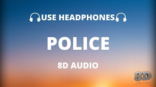 Police (8D Audio) | DJ Flow | Afsana Khan 🎧