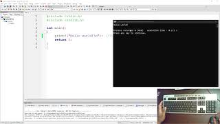 1. Your first C Program - Hello World.