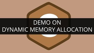 Demo on Dynamic Memory Allocation | C Programming | Edureka