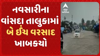 Navsari Rain | નવસારીના વાંસદા તાલુકામાં બે ઈંચ વરસાદ ખાબકયો |AbpAsmita