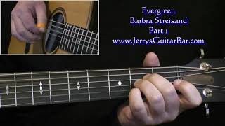 Barbra Streisand Evergreen Intro Guitar Lesson