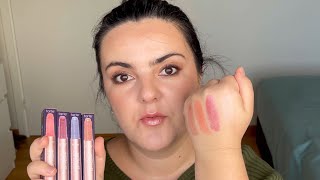 New “viral” Tarte maracuja juicy shimmer glass lip plump swatches in direct sunlight